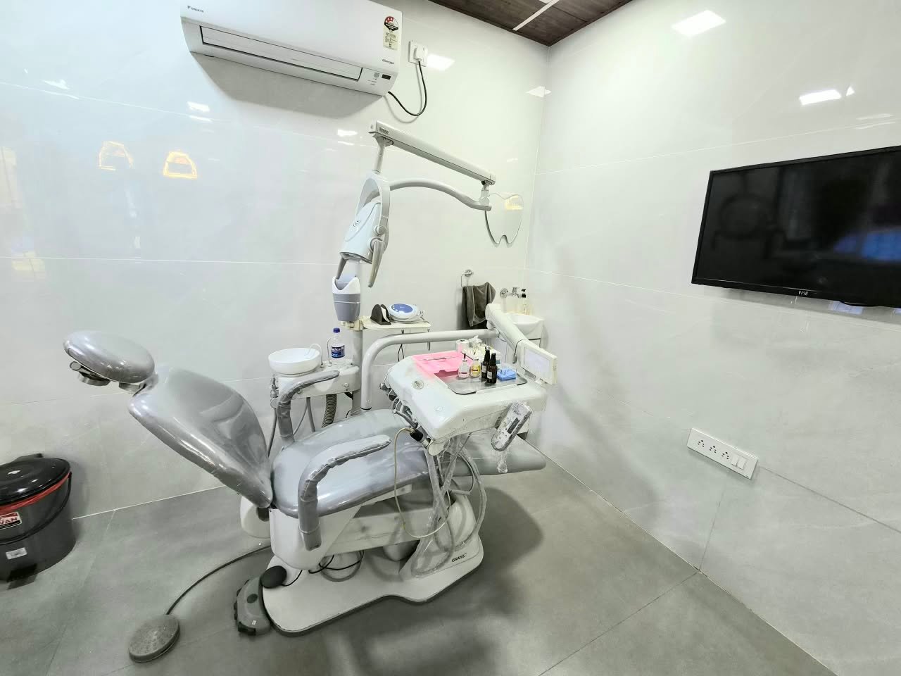 Orthodontic braces treatment - before and after