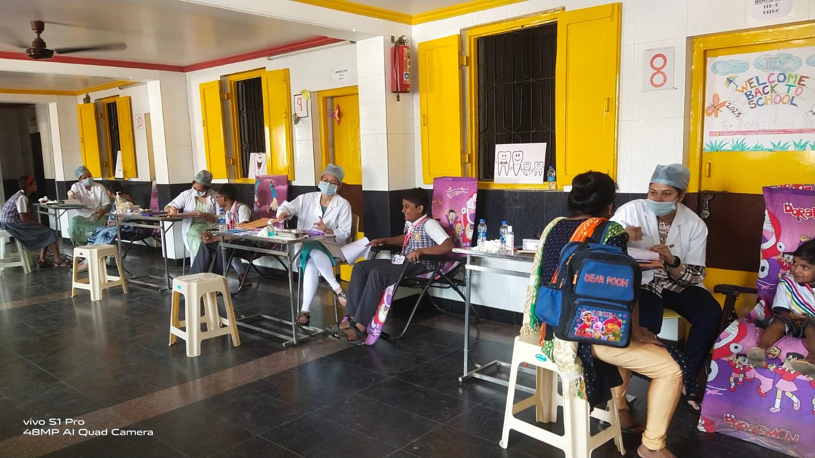 School dental camp conducted by Trust Dental Clinic